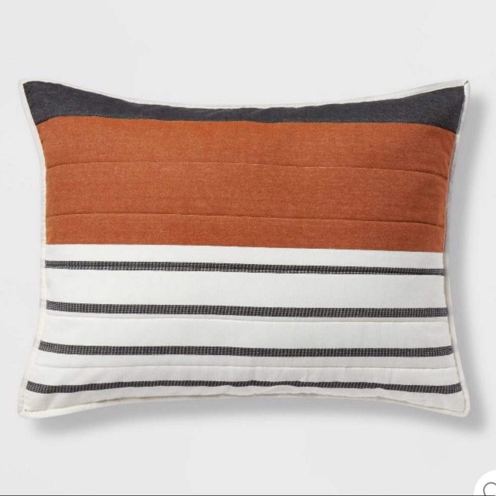 Standard Cham Creme + Stripe Matching Set
